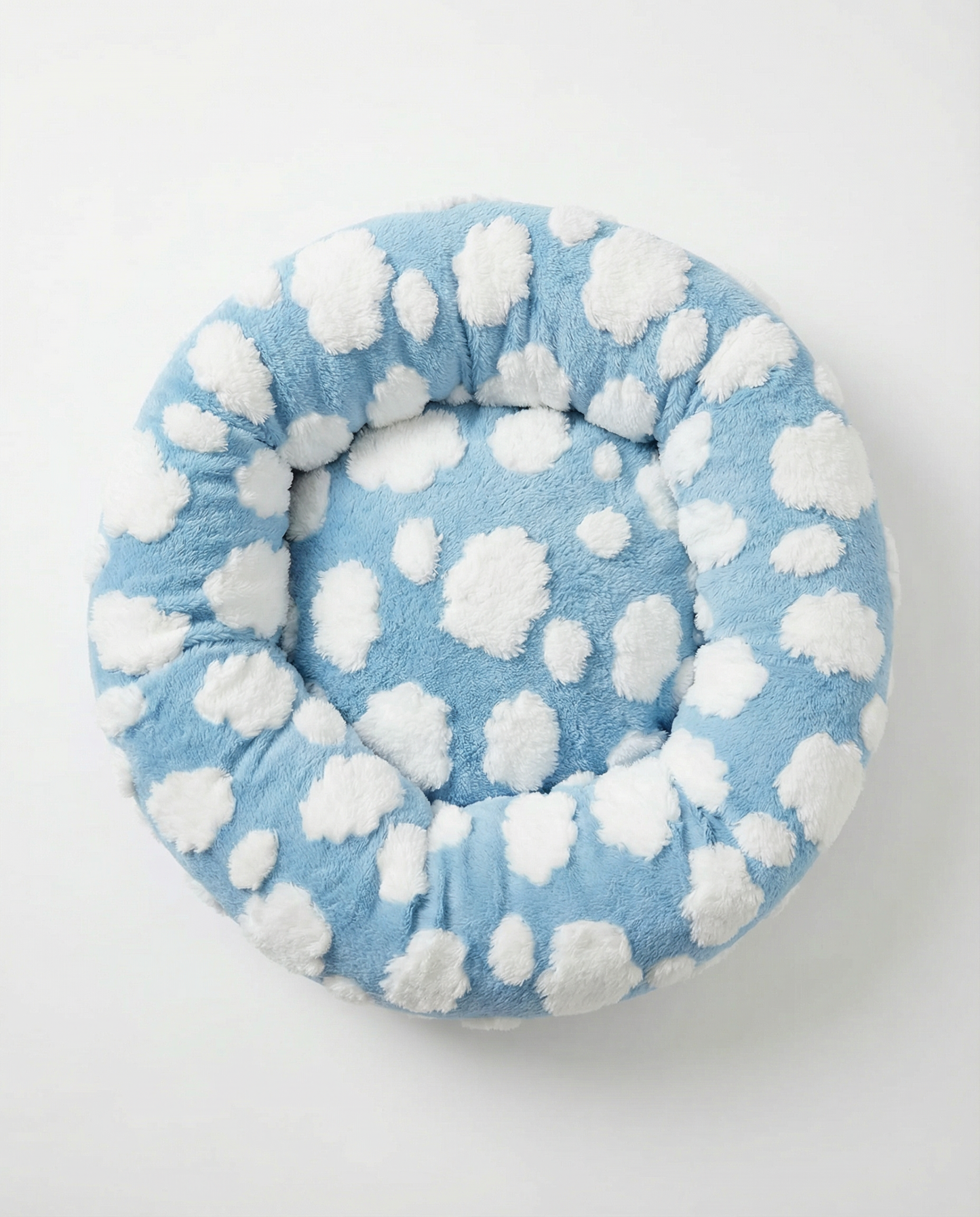 Cloud Dream Round Plush Cat Bed ā Large