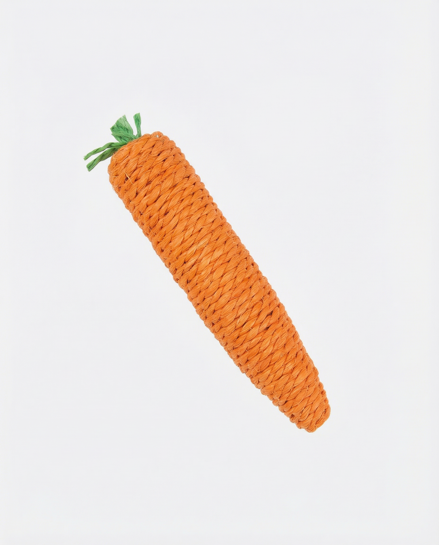 Sisal Rope Carrot Cat Kick & Scratch Toy ā 16cm