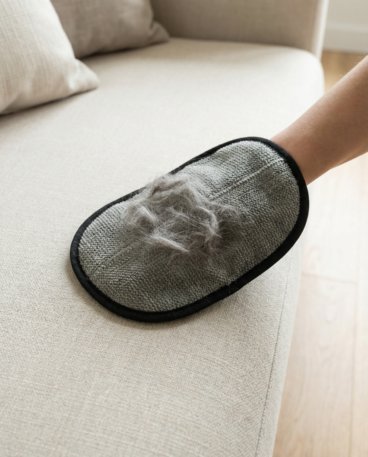 Magic Pet Hair Removal Glove — Double Sided Upholstery Mitt