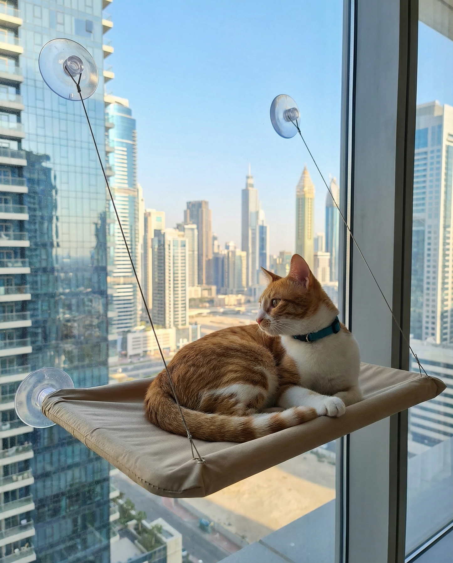 Window Mounted Cat Hammock Bed — Sunny Perch