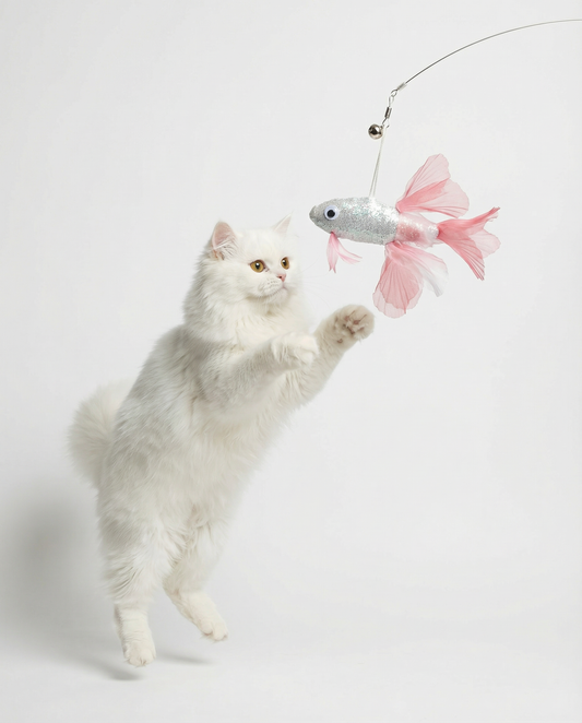Sparkly Fish Cat Teaser Toy - for wand