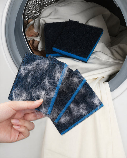 Washing Machine Pet Hair Remover Sponges — Pack of 6