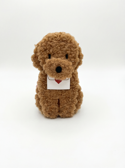 Cute Plush Dog Greetings Card