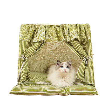 The Pawvilion Tent Bed — Sage Green