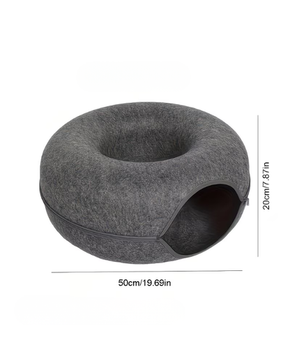 Donut Cat Tunnel Bed
