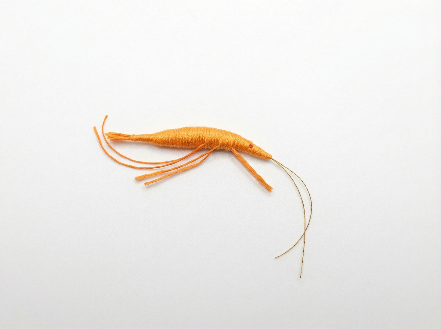 Realistic Shrimp Cat Toy — Wand Attachment or Solo Play