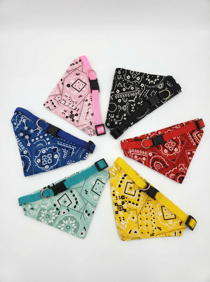 Bandana Collar Bib for Cats & Dogs — 6 Colours