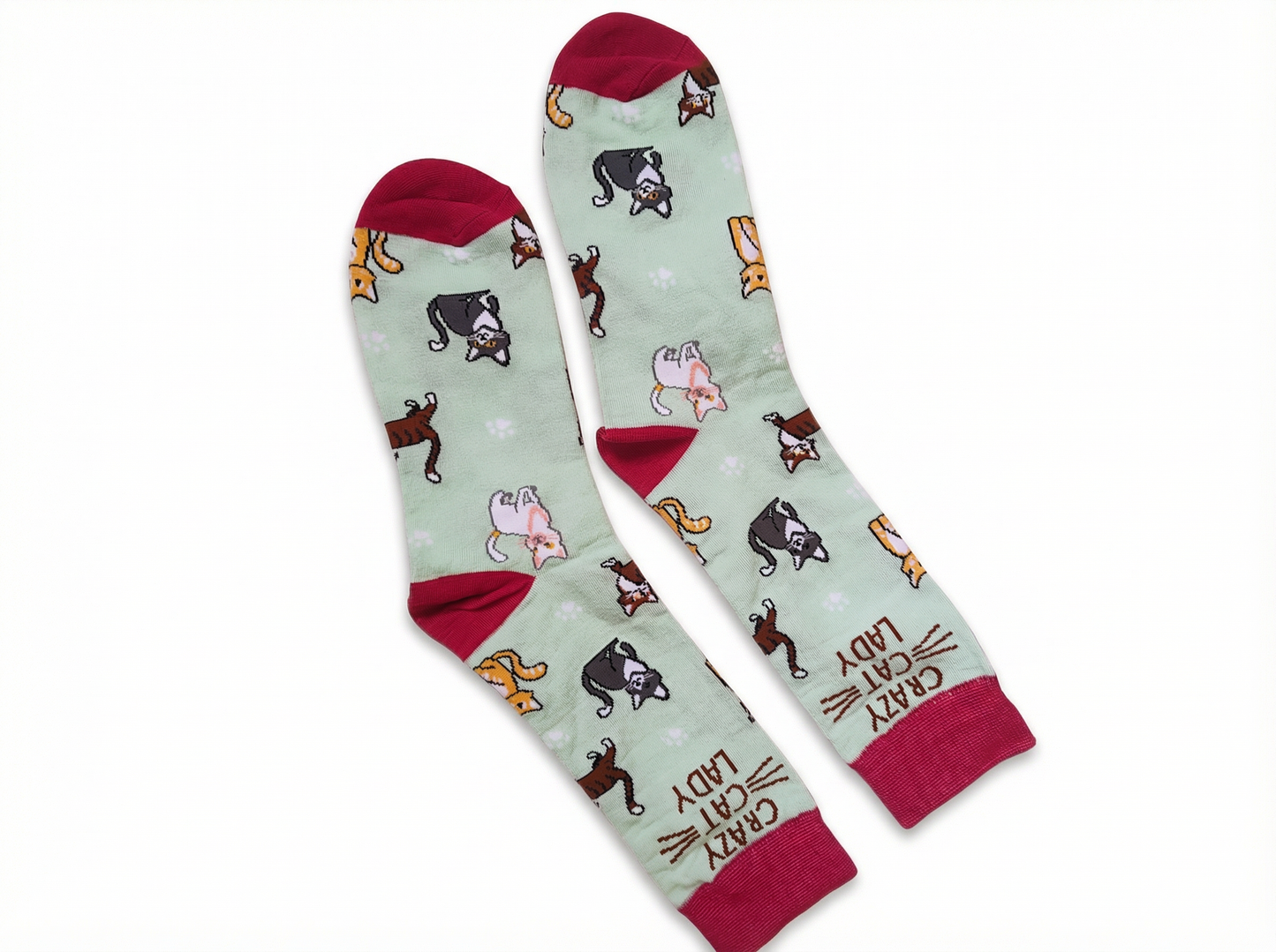 "Crazy Cat Lady" Cat Socks