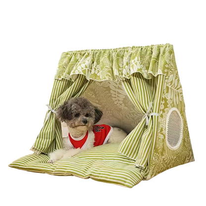 The Pawvilion Tent Bed — Sage Green